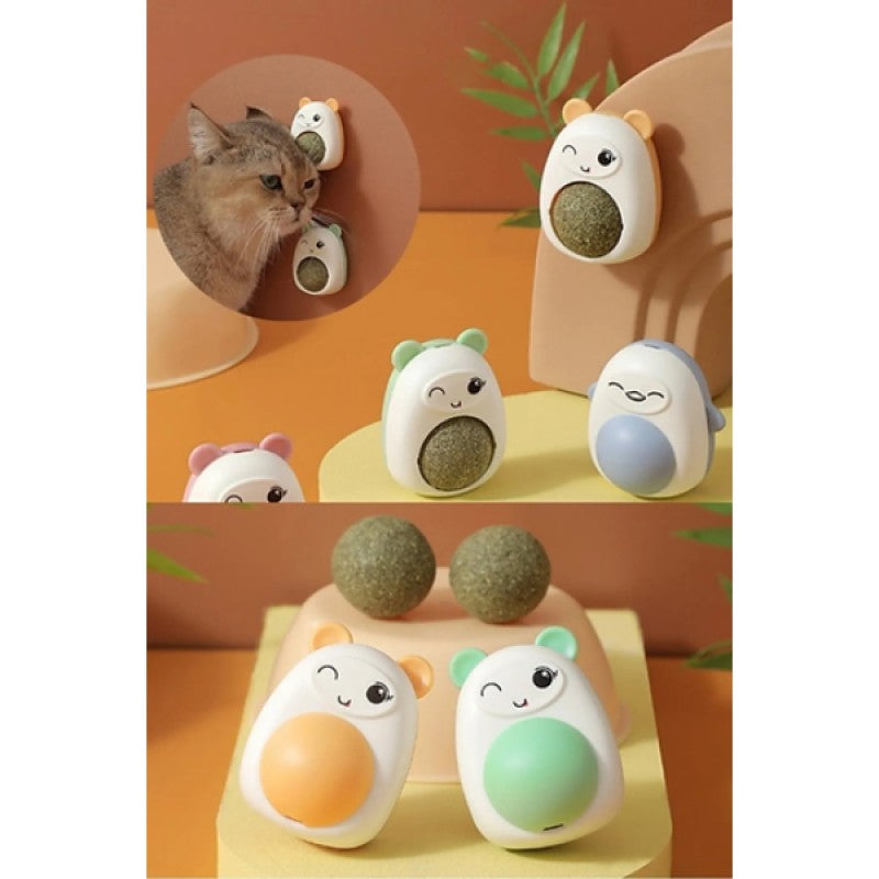 PetBearlic Ayıcıklı Kedi Otu Yalama Topu