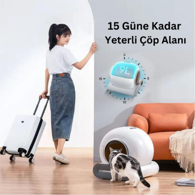 PetFlush Akıllı Otomatik Kedi Tuvaleti