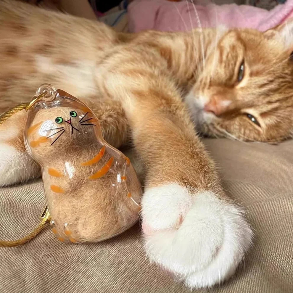 Kedi Temalı Anı Anahtarlığı