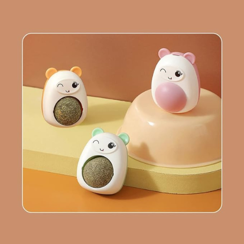 Ayıcıklı Kedi Otu Yalama Topu - PetBearlic