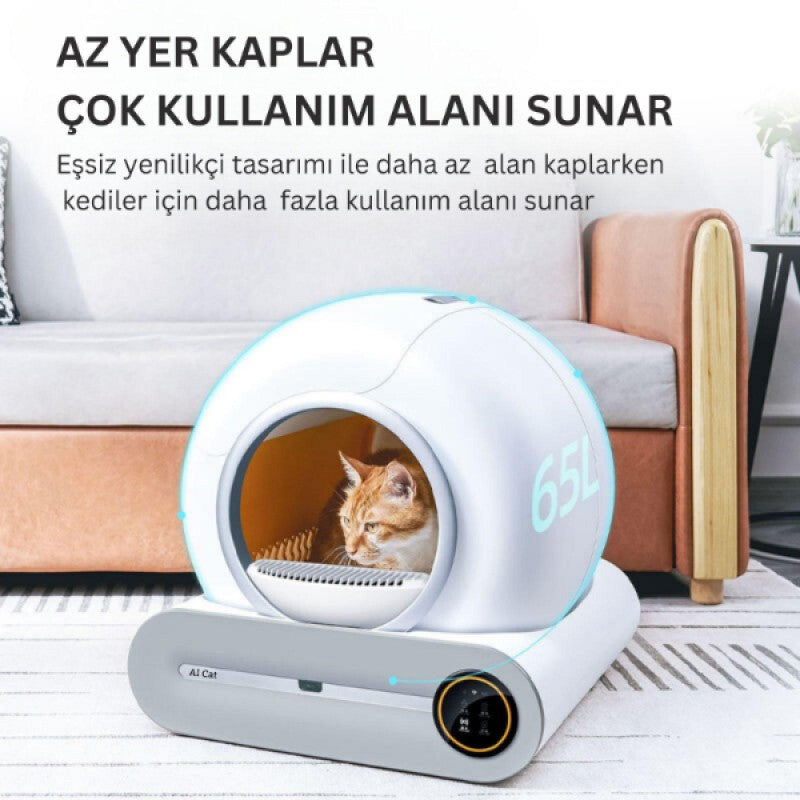 PetFlush Akıllı Otomatik Kedi Tuvaleti