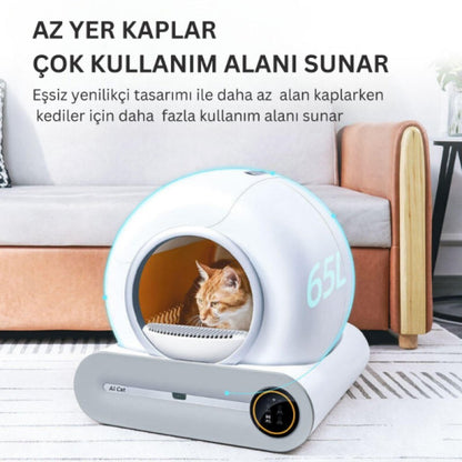 PetFlush Akıllı Otomatik Kedi Tuvaleti