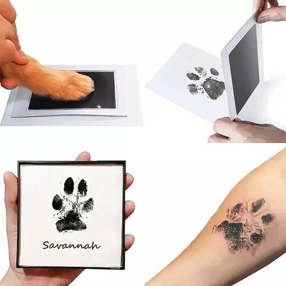 Kedi Köpek Pati İzi Fotoğraf Çerçevesi Seti - Petİz