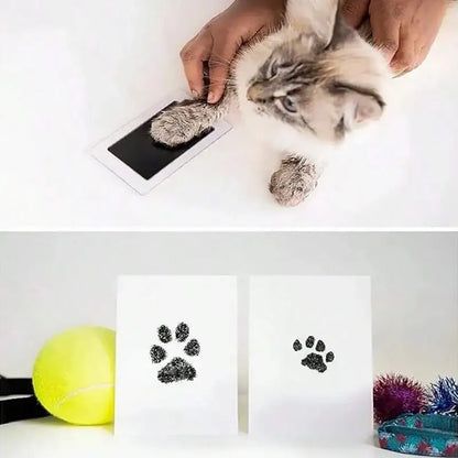 Kedi Köpek Pati İzi Fotoğraf Çerçevesi Seti - Petİz
