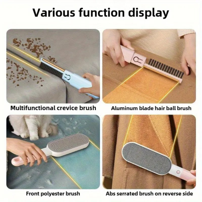 PetShine 4'ü 1 Arada Tüy Toplama Fırçası