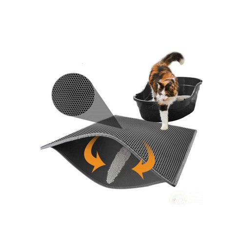 Elekli Kedi Tuvalet Önü Paspası Kedi Kumu Paspası - PetTrap