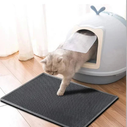 Elekli Kedi Tuvalet Önü Paspası Kedi Kumu Paspası - PetTrap