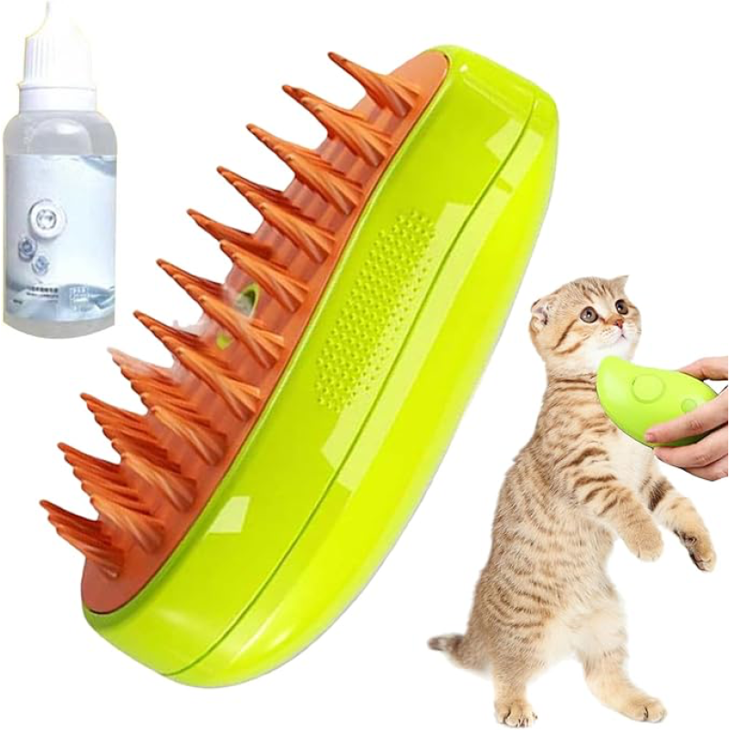 PetMist Silikon Masajlı Tüy Toplama Tarağı