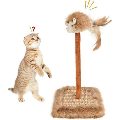 PetTırmal Sesli Oyuncaklı Kedi Tırmalama Tahtası