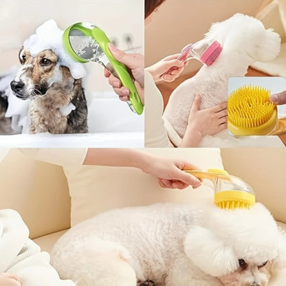 PetWash Sıvı Hazneli Evcil Hayvan Yıkama Tarağı