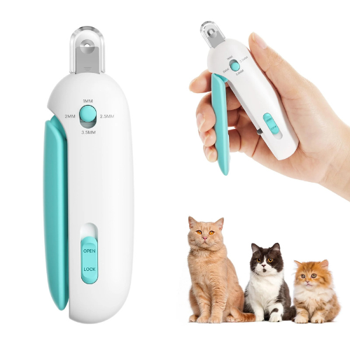 Törpülü Hazneli Ayarlanabilir Kedi Köpek Tırnak Makası - PetNail Pro