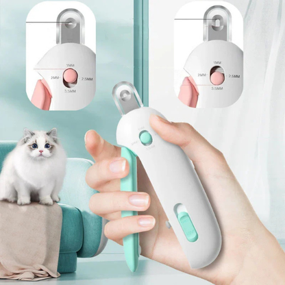 Törpülü Hazneli Ayarlanabilir Kedi Köpek Tırnak Makası - PetNail Pro