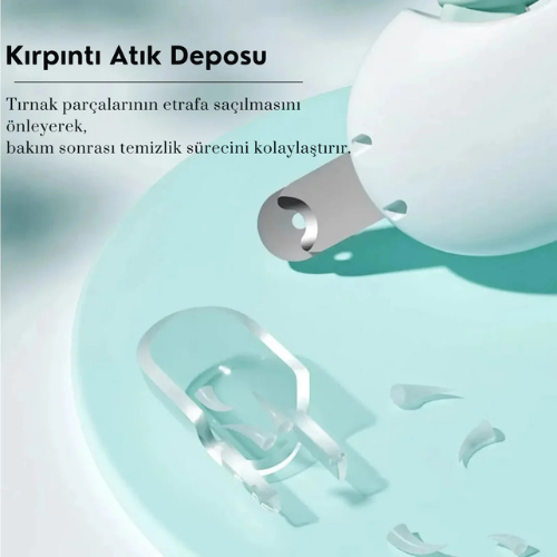 Törpülü Hazneli Ayarlanabilir Kedi Köpek Tırnak Makası - PetNail Pro
