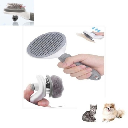 Tuşlu Otomatik Tüy Toplama Tarama Fırçası - PetBrush