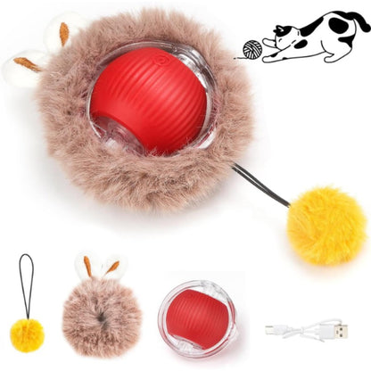 PetBall Tüylü Şarjlı Kedi Oyuncağı