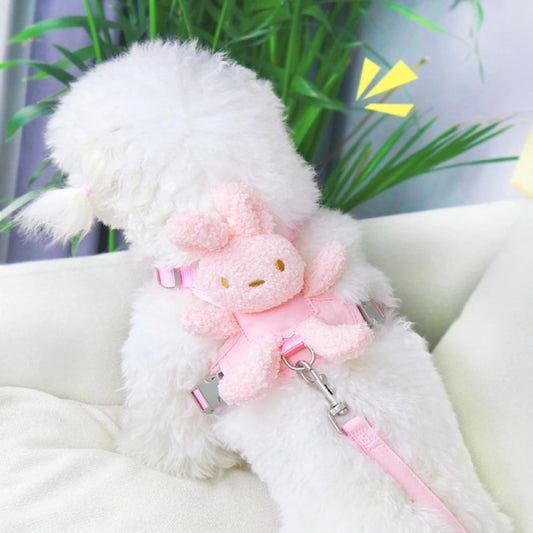 PetBear Peluş Ayıcıklı Göğüs Gezdirme Tasması Set