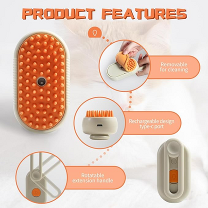 PetBlush Kedi Köpek Buharlı Tarak