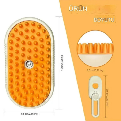 Kedi Köpek Buharlı Tarak - PetBlush