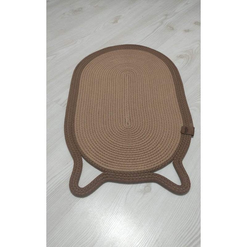 PetMat Dekoratif Kedi Kulaklı Tırmalama Paspası