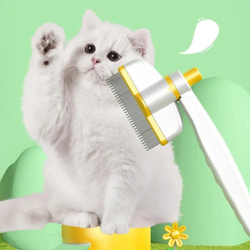 Döner Başlıklı Kedi Köpek Tarağı